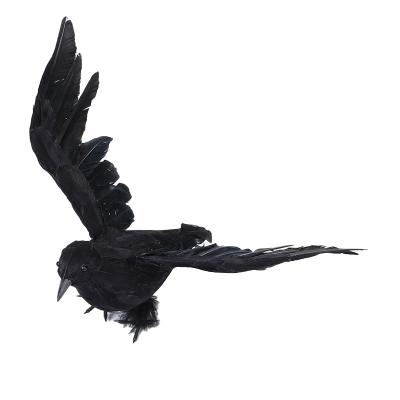 China Home Decoration Crafts Bird Ornaments Christmas Wholesale Black Luxury Space Decorations Casual Business for sale