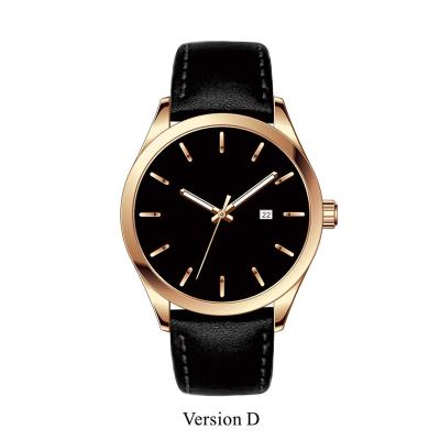 China NH35 Automatic Date Automatic Mechanical Watch Rose Gold Stainless Steel Case Prices Cheap Simple Luxury Customized Mens Wristwatches for sale