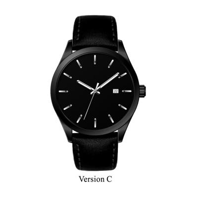 China NH35 Automatic Date Watch Black Automatic Mechanical Stainless Steel Case Rates Cheap Customized Luxury Simple Fashion Men's Wristwatch 8215 for sale