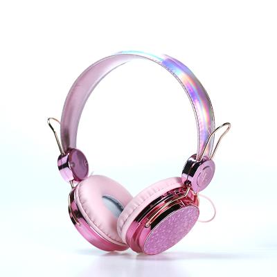 China High Quality And Low Price Cute Headband Plush Wired Kids Headphones for sale