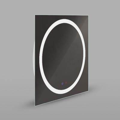 China Illuminated Square LED Smart Mirror For Hotel Bathroom With Fog Light LED Bulbs for sale