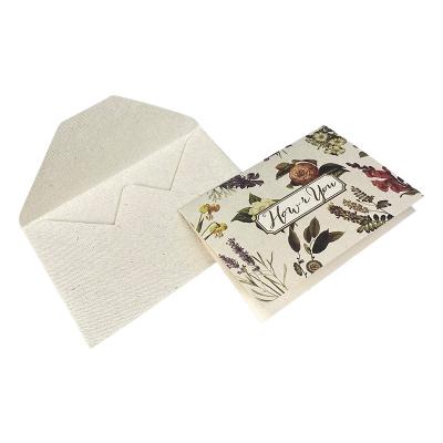 China Europe Hot Sale Low MOQ Paper Gift Packing Business Thank You Cards With Envelopes for sale