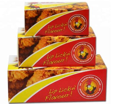 China Materials New Entrants Recycled Fried Chicken Fries Burger Packaging Box Cost Effective Wholesale for sale