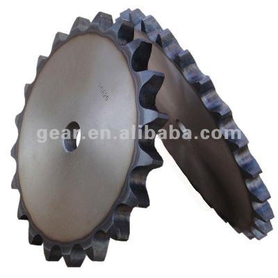 China Steel plate chain sprocket with harden teeth for sale