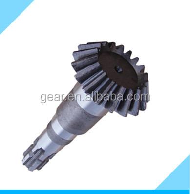 China High Precise Conveyor Systems Carbon Steel Helical Gear With Shaft for sale