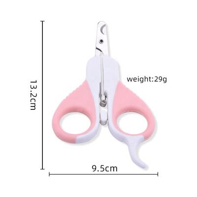 China PP+2CR13 2020 Pet Supplies Nail Scissors Stainless Steel Professional Pet Cat Nail Scissors for sale