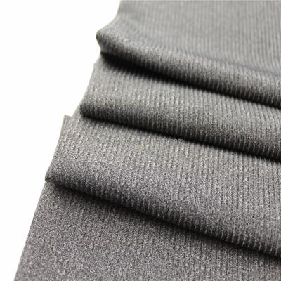 China Anti Pill nylon and polyester spandex rib fabric for sale