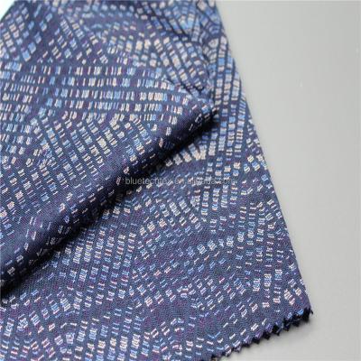 China Stretch jacquard space dying /jacquard ersey/polyester space dying for sale