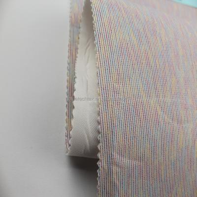 China Breathable COLOR BAR TENCEL SPANDEX WEFT KNITTING AIR LAYER SCUBA INTERLOCK for sale