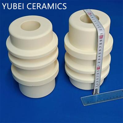 China Alumina Ceramische Al2O3 van de Draadbuis 99% Alumina Buis 1600℃ het werk temperatuur Te koop