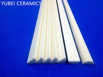 China Halbkreisförmiges 99% Aluminiumoxyd keramischer Rod With High Chemical Resistance zu verkaufen