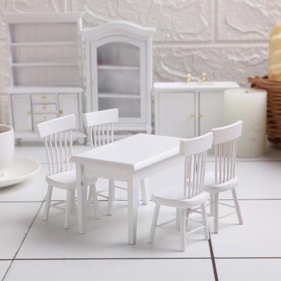 China Mini Toy Handmade Miniature Bar Stool Home Decoration Ornaments DIY Dollhouse Furniture Miniature 1:12 for sale