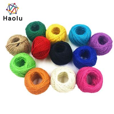 China 2mm Food Colored Natural Yarn Jute Twine Wholesale for sale