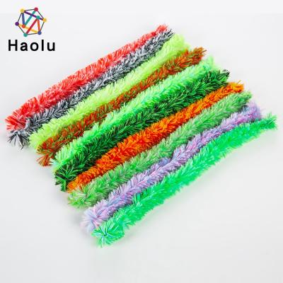 China Diy Craft Kits Giant Scrambled Noodles Assorted To Color Chenille Super Fluffy Stem for sale