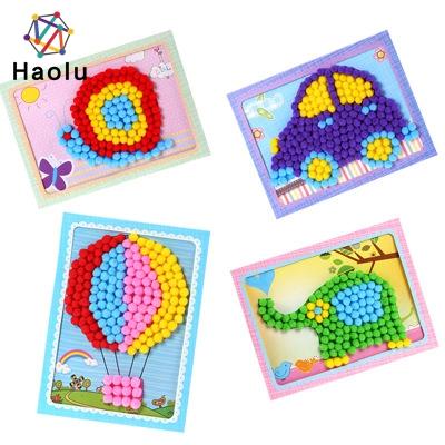 China DIY Festival Kids Craft Eco-Friendly Creative Wholesale Kits Pompom Craft for sale