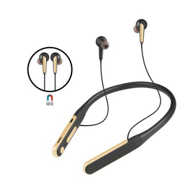 China 2021 new neckband kzh factory neckband earphone with metallic luster for sale