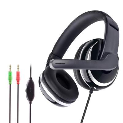 China Ear Cushion Headset Factory Best Buy Comparison Headphone Soft Cord With Mic For PC for sale