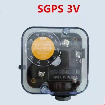 China Hotels SGPS 3V 0.4-3mbar pressure swtich burner spare parts, boiler parts new in box for sale