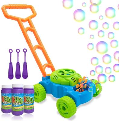 China Aamzon's Best-Selling Toddler Plastic Lawn Mower Push Bubble Outdoor Toy for sale