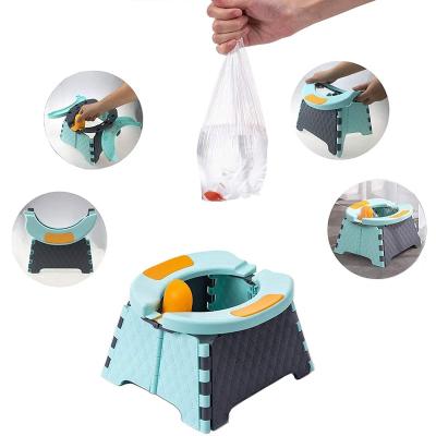 China As Indoor Outdoor Portable Plastic Potty Chair Child Toddler Baby Travel Toilet Training Potty Step Stool for sale