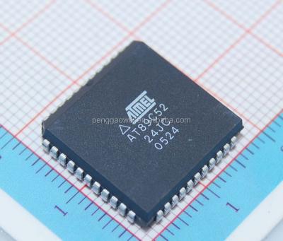 China New and original IC MCU ChipAT89C52-24JC PLCC-44 stock AT89C52-24JC AT89C52 for sale