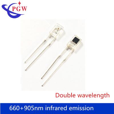 China Medical Instruments 660+ 905nm Oxygen Sensor LED Infrared Emission Sensor Dual Wavelength Receiving Tube Stocks for sale