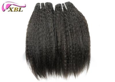 China 100% Human One Donor Cambodian Virgin Hair , Kinky Straight Yaki Virgin Cambodian Hair for sale