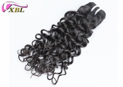 Chine Double malaisien de cheveux de Vierge de coiffures de boucle de Jerry de noir de jais dessiné pour des femmes de couleur à vendre