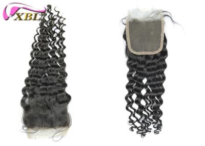 China Popular Hair Styles Weave Frontal Closure , Brazilian Hair Closure With Natural Part for sale