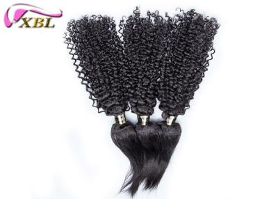 China Double Layer Malaysian Curly Hair Weave , Full Cuticle Malaysian Virgin Remy Hair for sale