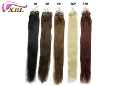 Chine 100% prolongements micro de cheveux de Vierge de boucle d'anneau de Remy, cheveux de Remy de Brésilien pour Madame à vendre