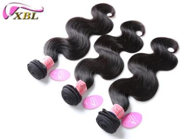 China Natural Colour Brazilian Virgin Hair Extension Unprocessed No Tangle 1B for sale