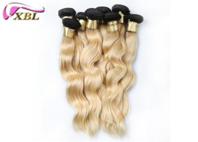 China No Smell Loose Curl Virgin Brazilian Hair Ombre Blonde One Donor Hair for sale