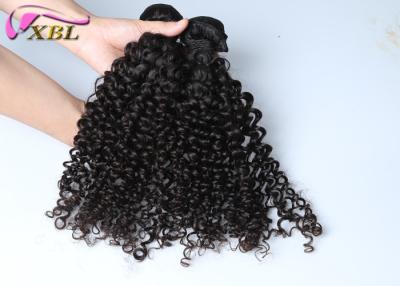 China Unprocessed Curly Brazilian Virgin Hair Weave Length 10 - 30 Inches for sale