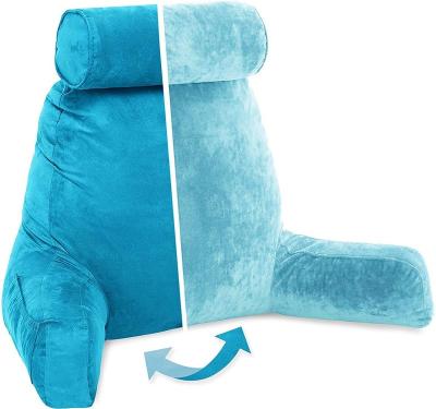 China Relaxing Home Watching TV / Reading Book Relax Reading Pillow With Arms for sale