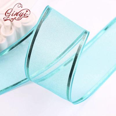 China Italian classic 100% pure hand dyed silk lace ribbon for decoration new popular ribbon for gift for sale