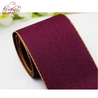 China Wholesale High Quality Custom Cotton Single Face Ribbon for sale