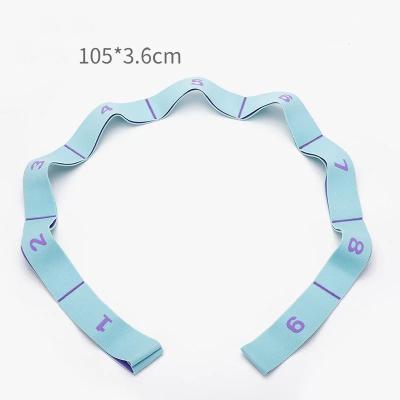 China GINYI Pilates Professional Stretch Rope Yoga Elastic Pull Up Strap Yoga Strap Training Latin Band Fitness Resistance Band à venda