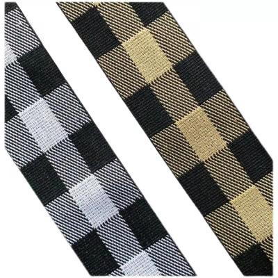 China GINYI Manufacturer Custom Jacquard Elastic Band Gingham/Elastic Plaid/Verified Customized Elastic Band Underwear for sale