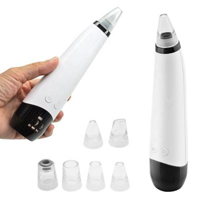 China Electric Facial Acne Treatment Pore Cleaner Suction Removal Acne Blackhead Remover Vacuum With 6 Probes for sale