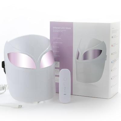 China Acne Treatment 7 Colors Face Rejuvenation Skin Anti Wrinkle Whitening Beauty Led Facial Mask for sale