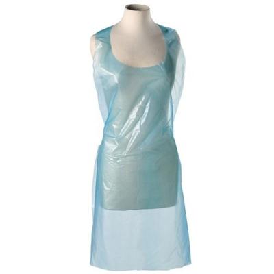 China Cheap cheap disposable PE white apron for Europe market for sale