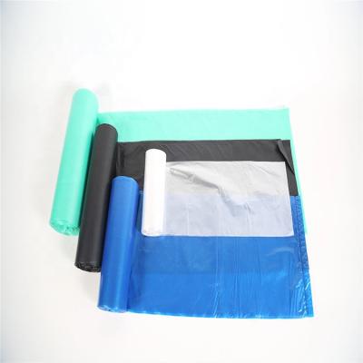 China BIODEGRADABLE plastic bag with handle and custom logo multi color 25*35 cm for sale