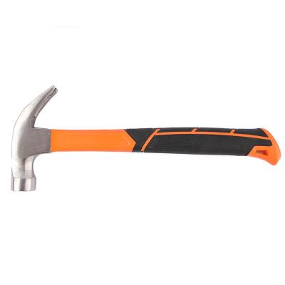 China Nail Hammer China Manufacturer Supply 8OZ 12OZ 16OZ 20OZ 24OZ Ripping Claw Hammers Carbon Steel Head Hand Tool Fiberglass Handle Claw Hammer for sale