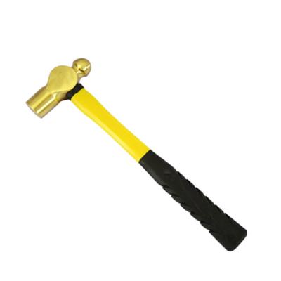 China Machinist Hammer China Factory Supply Non Sparking Ball Pein Breakdown Hammers Explosion Proof Round Steel Head Hammer for sale