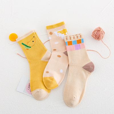 China Korean QUICK DRY High Elastic Sports Socks Autumn And Winter Tide Baby Kids Socks Cute Cartoon Cotton Socks Soft Boys Girls Kids Socks for sale