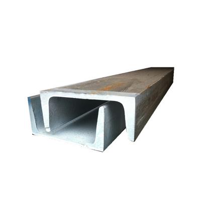 China Construction channel #10 q235b channel steel hot rolled galvanized steel bar for sale