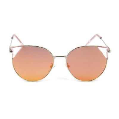 China Luxury Women Cat Metal Sunglasses High Quality Uv400 Shades Sunglasses Cat Eye Sunglasses Flexible Tac for sale