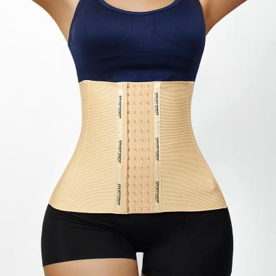 China Breathable Elastic High Waist Body Trimmer Slimming For Weight Loss Belly Belt Fat Burner Weight To Lose Belt for sale