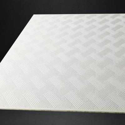 China Modern Manufacturer Square PVC Waterproof Fireproof Gypsum Tiles for sale